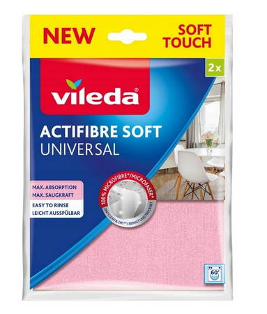 ZESTAW VILEDA ZMYWAKI KUCHENNE 9+1 + ŚCIERKA ACTIFIBRE SOFT