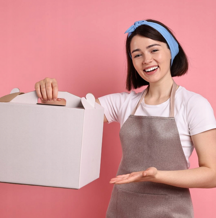 OPAKOWANIE NA TORT / CIASTO EKO 32X32X28 1 SZT