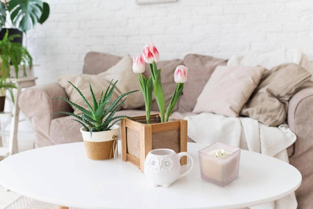 ŚWIECA ZAPACHOWA BISPOL BIAŁE KWIATY