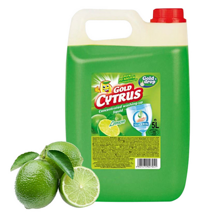 PŁYN DO NACZYŃ GOLD DROP CYTRYNA 5L