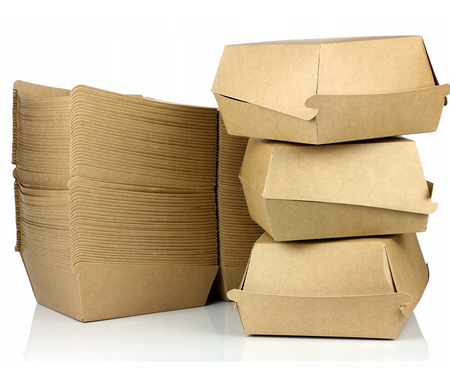 PUDEŁKO HAMBURGER EKO KRAFT 115x115x75mm a100szt