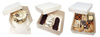 PUDEŁKO NA CIASTO 19x14x8CM wzór PS200 BIAŁE a10szt