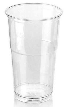 KUBEK PLASTIKOWY JEDNORAZOWY fi78mm 300ml a50szt