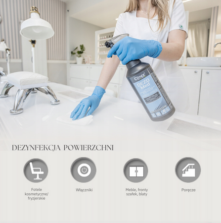 CLINEX DEZOMED DEZYNFEKCJA POMIESZCZEŃ 5L