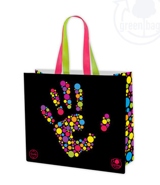 Torba ekologiczna tkana na zakupy WARHOL mocna gruba recykling 1szt