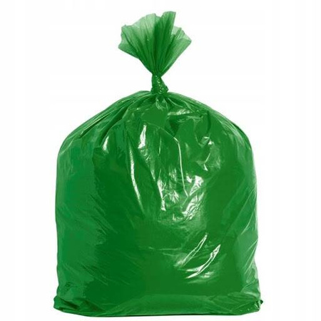 WORKI NA ŚMIECI ZIELONE 120L a25szt