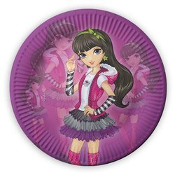 Talerz talerzyki papierowe 18cm T22 LALECZKA 6szt