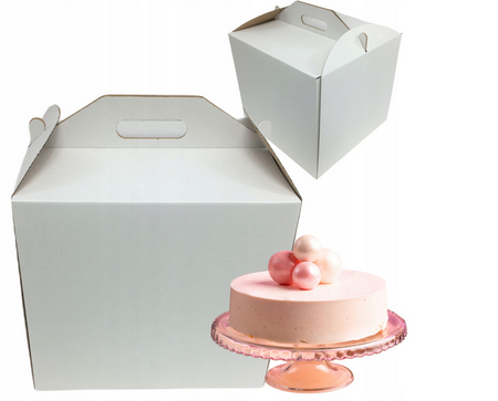 OPAKOWANIE NA TORT / CIASTO EKO 26X26X26 1 SZT