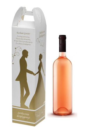 Opakowanie na alkohol 7,5x7,5x29,5cm wzór B14 a10szt