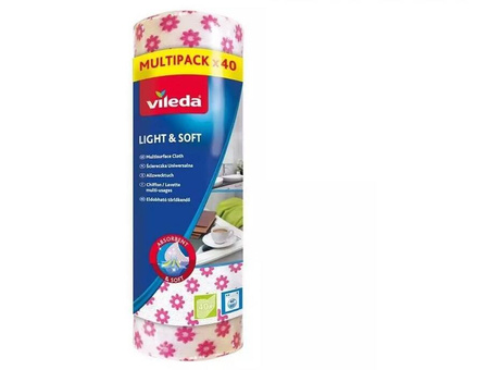ZESTAW VILEDA ŚCIERKI ACTIFIBRE SOFT+ŚCIERKI LIGHT&SOFT+GĄBKI 9+1