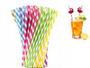 SŁOMKA Z PAPIERU KOLOR 100SZT