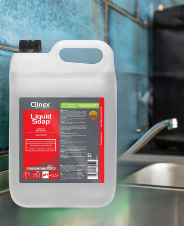 CLINEX MYDŁO W PŁYNIE 5L ANTYBAKTERYJNE MIGDAŁOWE