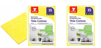 ŚCIERKI VELA COTTON 8+2