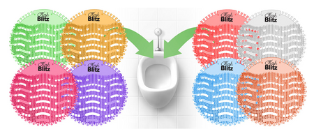 WKŁADKA ŻELOWA DO PISUARU FRESH BLITZ MELON & OGÓREK 1SZT