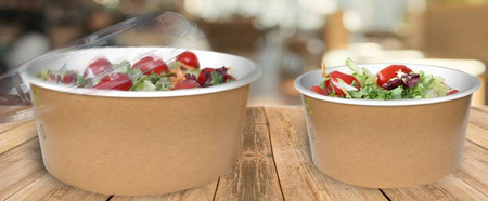 MISKA PAPIEROWA NA SAŁATKĘ KRAFT 1300ml a50szt