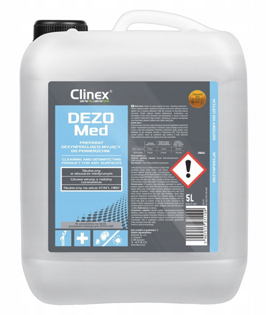 CLINEX DEZOMED DEZYNFEKCJA POMIESZCZEŃ 5L