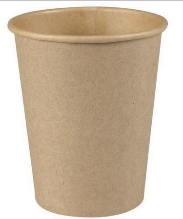 Kubek papierowy do kawy KRAFT mocny na ciepłe i zimne napoje 180ml 50szt