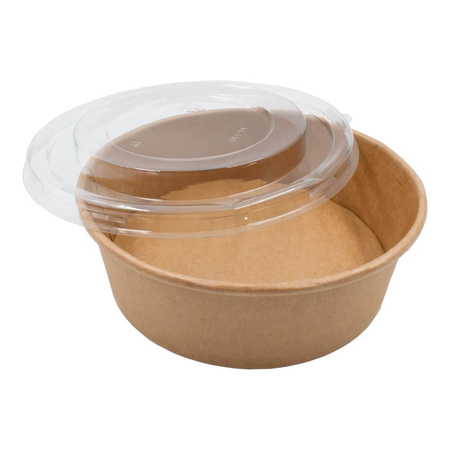 WIECZKO DO MISKi NA SAŁATKĘ KRAFT 750/1000ml FI150 a50szt