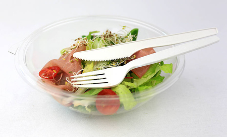 ZESTAW SZTUĆCÓW PLASTIKOWYCH NÓZ+WIDELEC+SERWETKA a350szt