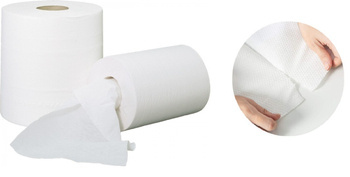 RĘCZNIK PAPIEROWY KUCHENNY MAKULATURA BIAŁA DWUWARSTWOWY 50m a1szt