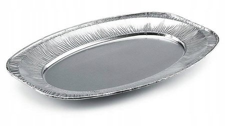 PATERA TACA ALUMINIOWA OWALNA DUŻA 10 sztuk