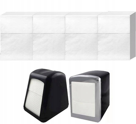 SERWETKA DO DYSPENSERA BIAŁA 17x17CM 2000SZT