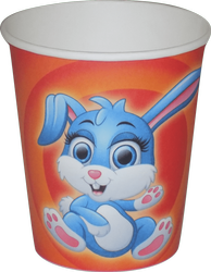 Kubek Kubeczki Papierowe ZAJĄCZEK 250ml 6szt
