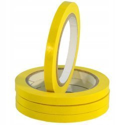 Taśma klejąca do zamykarek PVC 9mm/66y żółta
