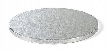 PODKŁAD POD TORT OKRĄGŁY SREBRNY GRUBY fi23cm a1szt