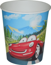 Kubek Kubeczki Papierowe AUTO 250ml 6szt