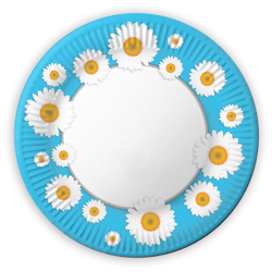 Talerz talerzyki papierowe 23cm T05 RUMIANEK 8szt