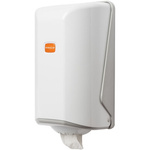 DOZOWNIK PODAJNIK BIAŁY DO RĘCZNIKÓW PAPIEROWYCH W ROLI MINI