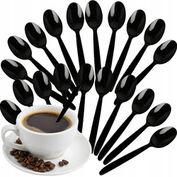 ŁYŻECZKI CZARNE WIELORAZOWE MOCNE 50SZT