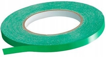 Taśma klejąca do zamykarek PVC 9mm/66y zielona
