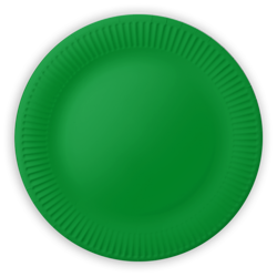 Talerz talerzyki papierowe 23cm T31 ZIELONY 8szt