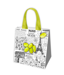 Torba ekologiczna na zakupy GAZETA Z WINOGRONEM mocna gruba recykling 1szt