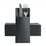 Serwetki gastronomiczne CLARINA kangurek czarny 32x38cm 50szt