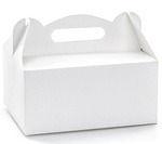 PUDEŁKO NA CIASTO 19x14x9CM wzór PS11 BIAŁE a10szt