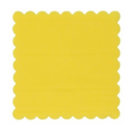 SERWETKI ZĄBKOWANE GASTRONOMICZNE ŻÓŁTE 15x15 cm 120 SZT