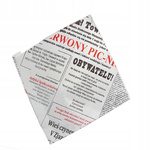 TOREBKA PAPIEROWA + PE KEBAB GAZETA 16x17cm 250szt