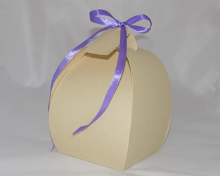 Pudełka na upominek prezent duże brązowe składane ze wstążką 10sztuk