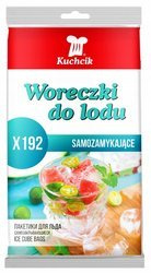 Woreczki do lodu SAMOZAMYKAJĄCE worki 192 kostki 