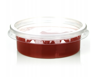 POJEMNIKI + wieczko 125ml sos dip pojemnik 100szt NISKI