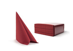SERWETKI GASTRONOMICZNE BORDO 17x17CM 400SZT