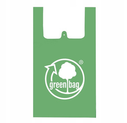 Torba ekologiczna bawełniana soniczna ZIELONA GREEN BAG wielorazowa 1szt