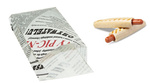 TOREBKA PAPIEROWA + PE HOT-DOG FRANCUSKI GAZETA 19x7,5cm a250szt