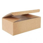Lunch Box duży ze skrzydełkami na sałatkę, nuggetsy, kebab 217x120x75 mm a100szt