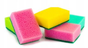 ZMYWAKI KUCHENNE GĄBKI DO MYCIA NACZYŃ MIDI 10szt