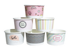 Miska pap. do lodów PASTELLE 130ml 25szt