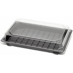 Pojemnik tacka do sushi czarna 255x185x45mm a50